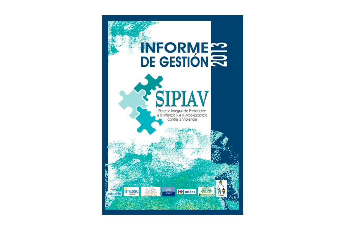 Tapa Informe del Sistema Integral de Protección a la Infancia y a la Adolescencia contra la Violencia 2013