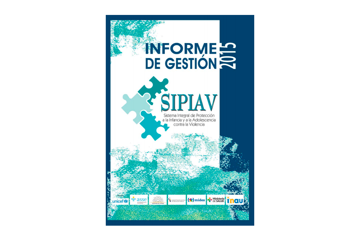 Tapa Informe del Sistema Integral de Protección a la Infancia y a la Adolescencia contra la Violencia 2015
