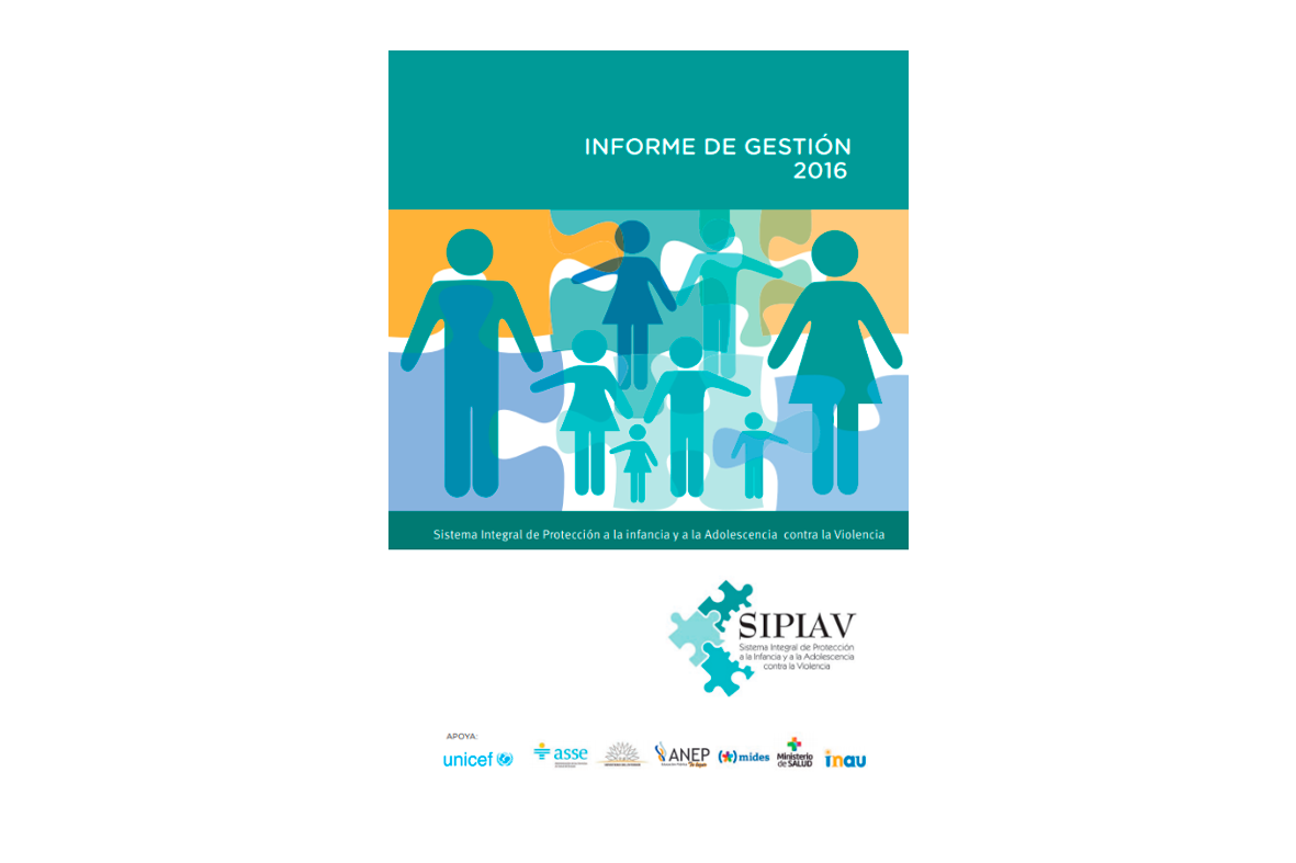 Tapa Informe del Sistema Integral de Protección a la Infancia y a la Adolescencia contra la Violencia 2016