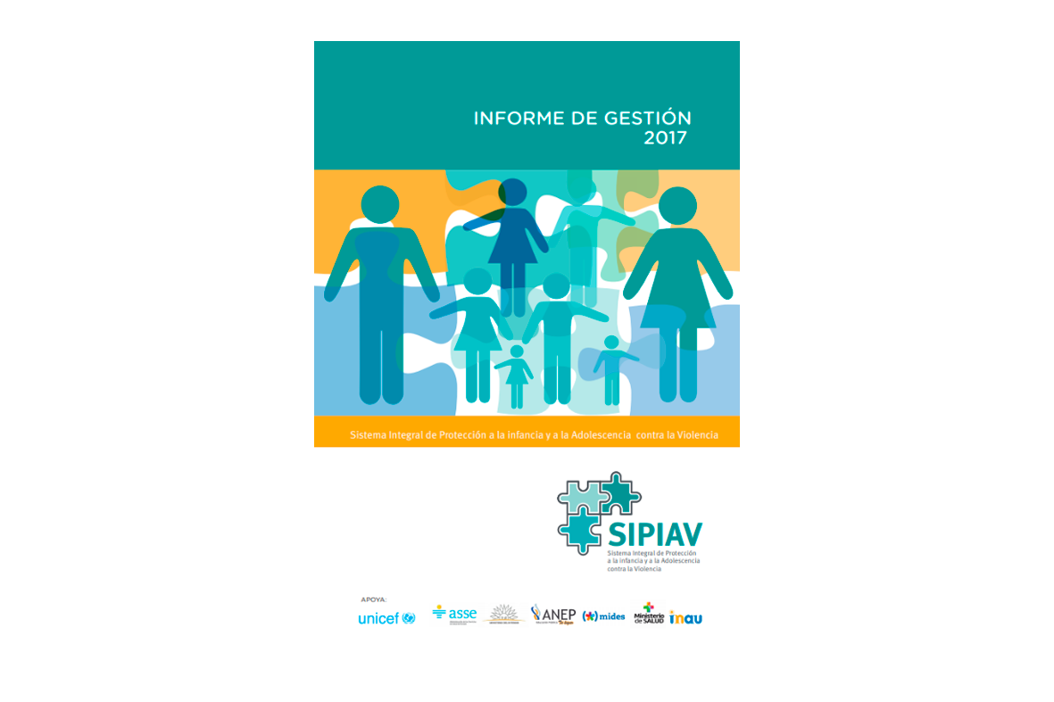 Tapa Informe del Sistema Integral de Protección a la Infancia y a la Adolescencia contra la Violencia 2017