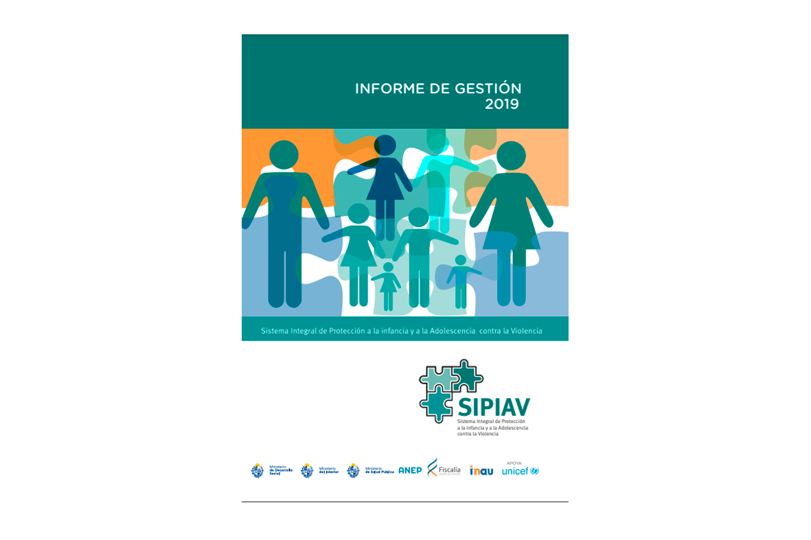 Tapa Informe del Sistema Integral de Protección a la Infancia y a la Adolescencia contra la Violencia 2019