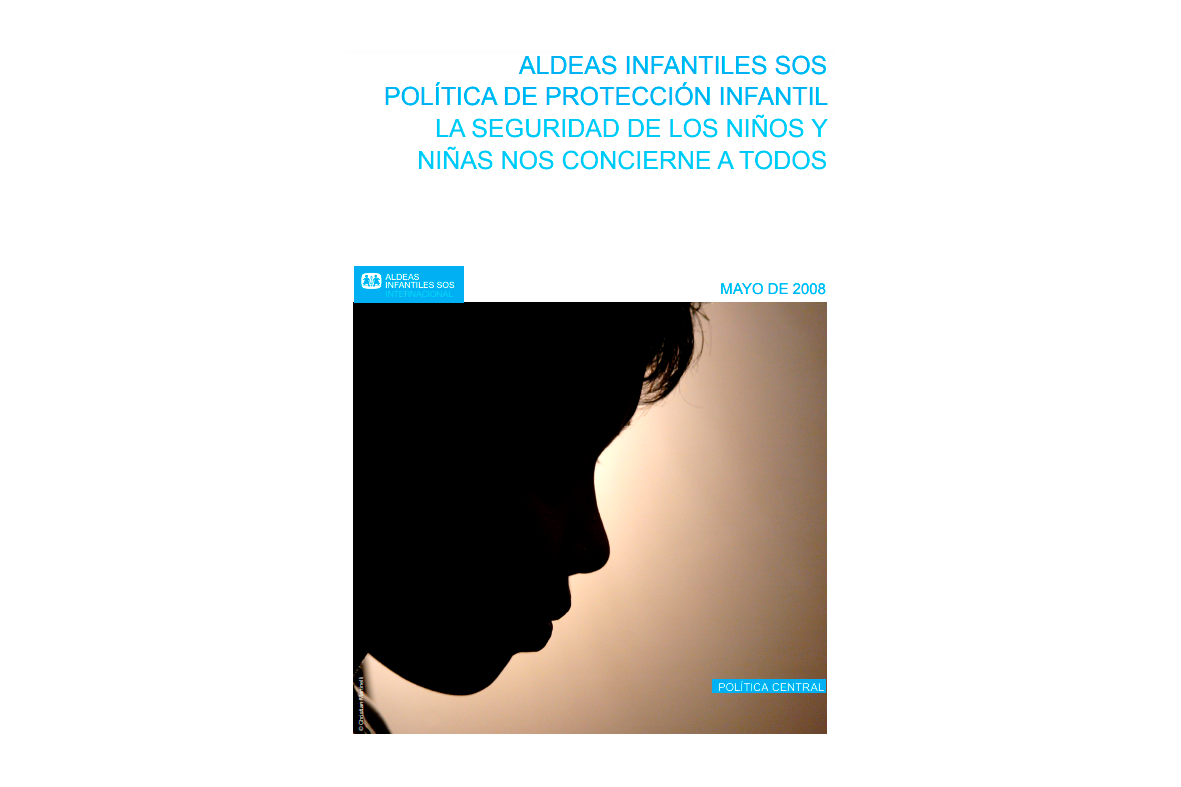 Tapa Política de protección infantil. La seguridad de los niños y niñas nos concierne a todos