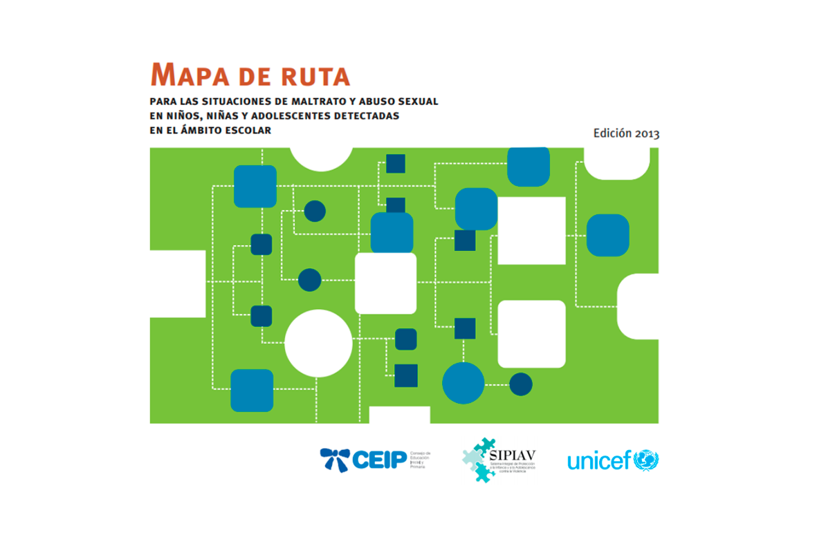 Tapa_Mapa de ruta para las situaciones de maltrato y abuso sexual en niños, niñas y adolescentes detectadas en el ámbito escolar