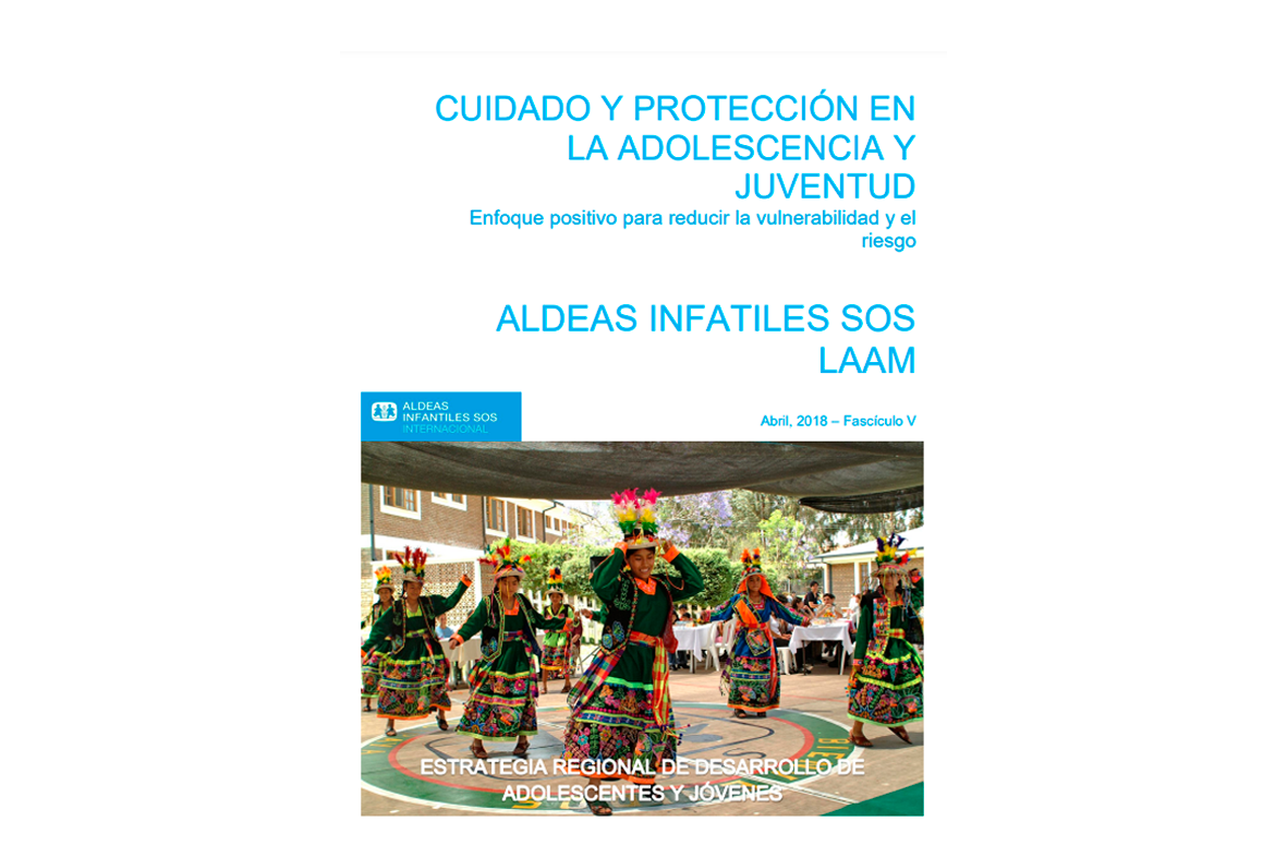 Tapa Cuidado y protección en la adolescencia y juventud (fascículo 5)