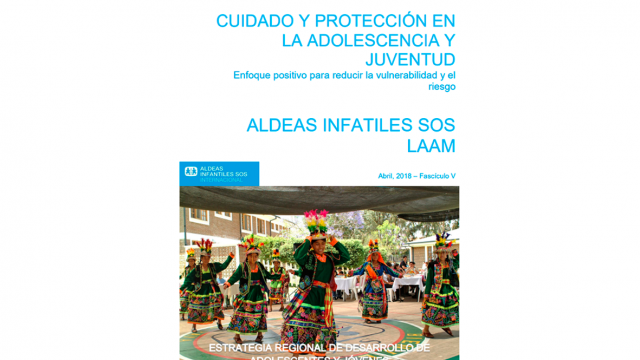 Tapa Cuidado y protección en la adolescencia y juventud (fascículo 5)