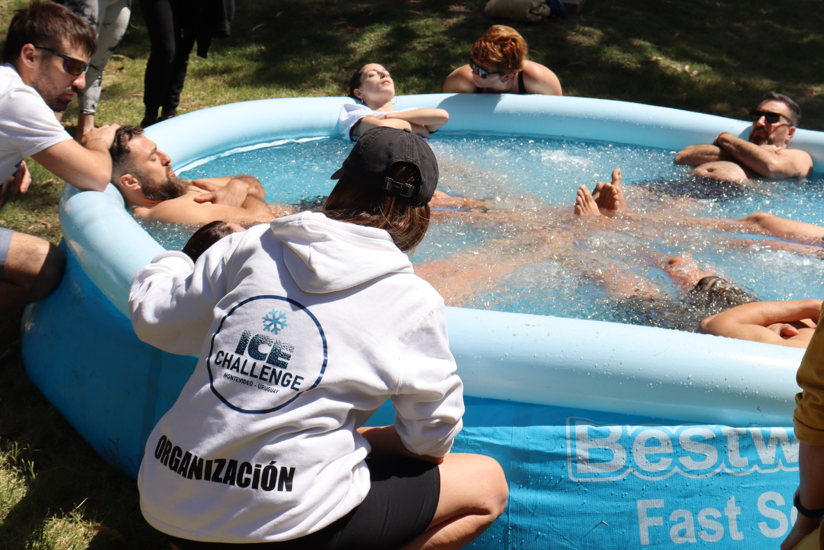 Ice challenge realizado en el parque Las Piedras. 